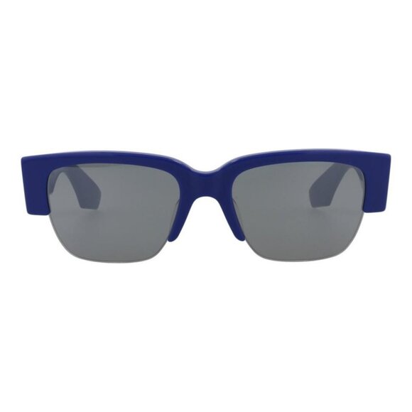 Alexander McQueen Unisex Square/Rectangle Blue Blue Silver Fashion Designer - Picture 2 of 4